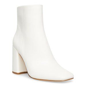 Steve Madden Womens Fulton Boot - Bone Patent 8M